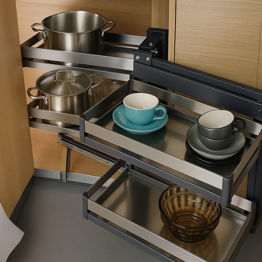 Why Telescopic Channels Are Essential Modular Kitchen Accessories in Trivandrum
